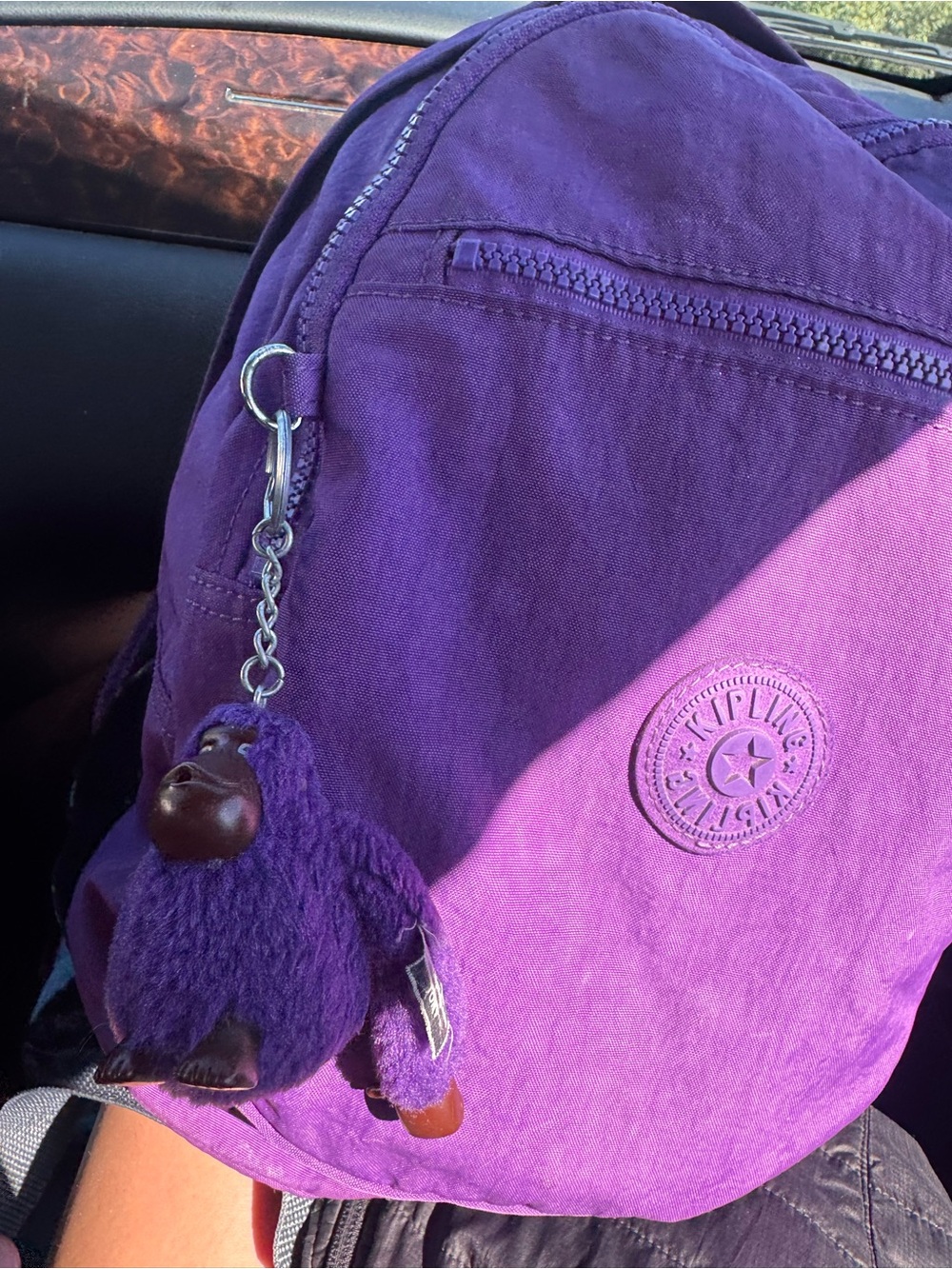 Kipling Seoul Large Backpack With Laptop Protection - purple
